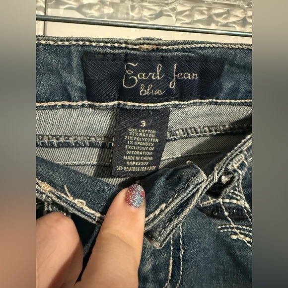 Earl Jeans Blue Boot Cut Classic Denim - Picture 4 of 5